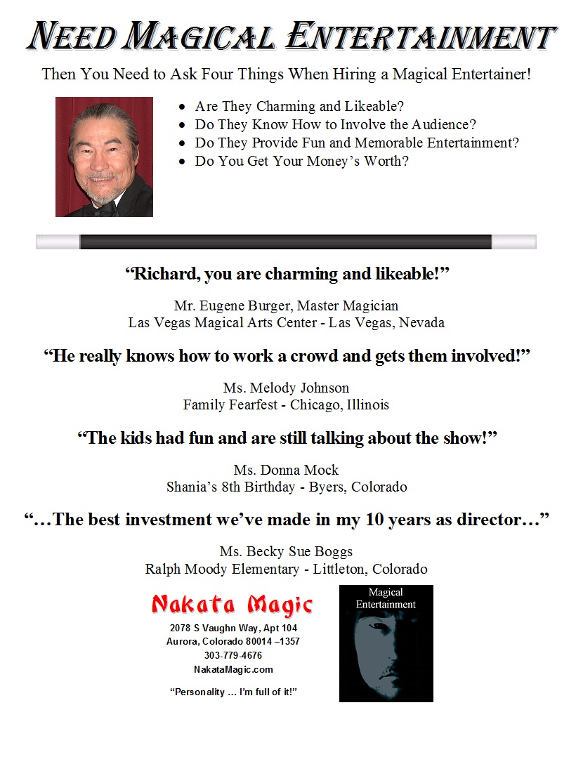 Magic Unity Might Magazine: Richard Nakata page 8